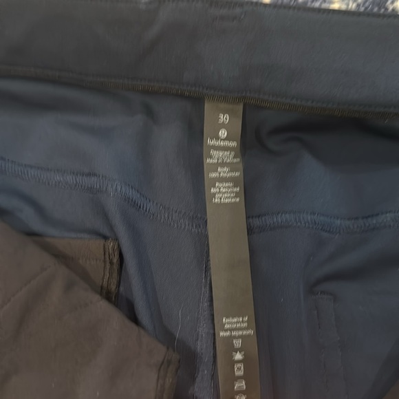 Lululemon ABC Slim Navy Pants 30/30 - Picture 3 of 6